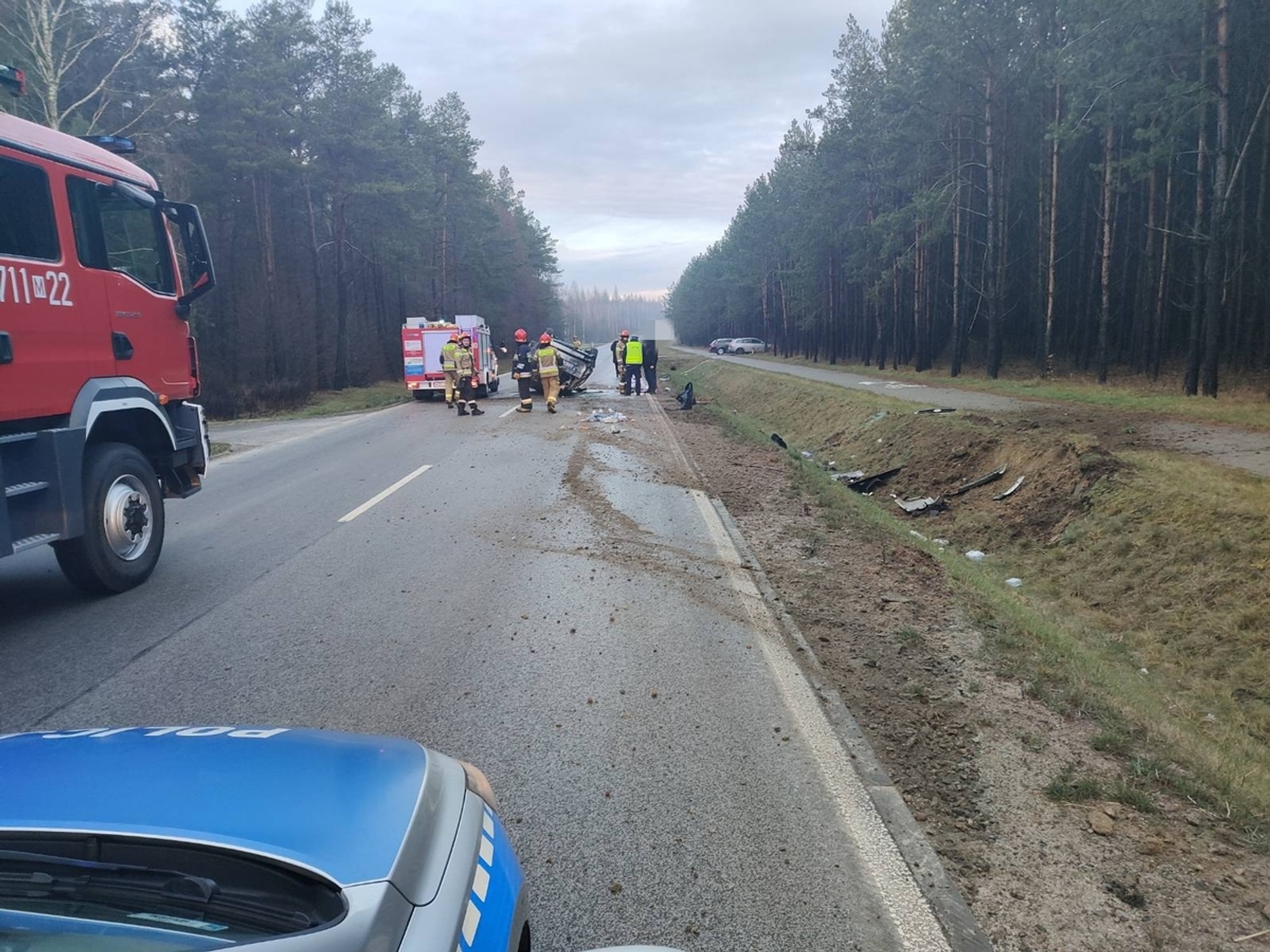 27-latek chciał osuszyć dopiero co umyty samochód, ale trochę przesadził