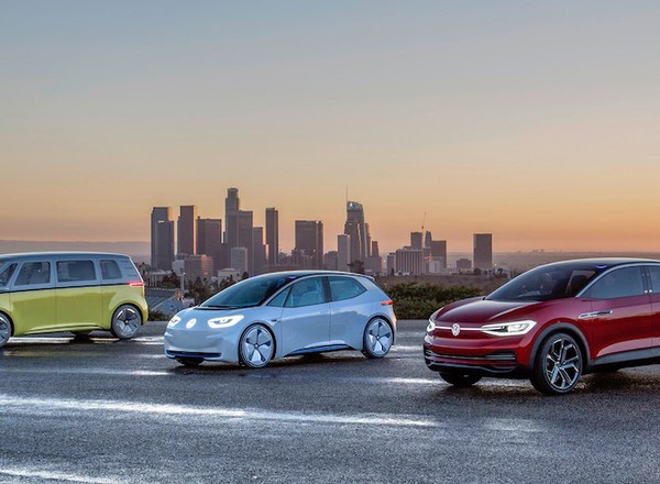 Ttrzy elektryczne koncepty Volkswagena w Los Angeles