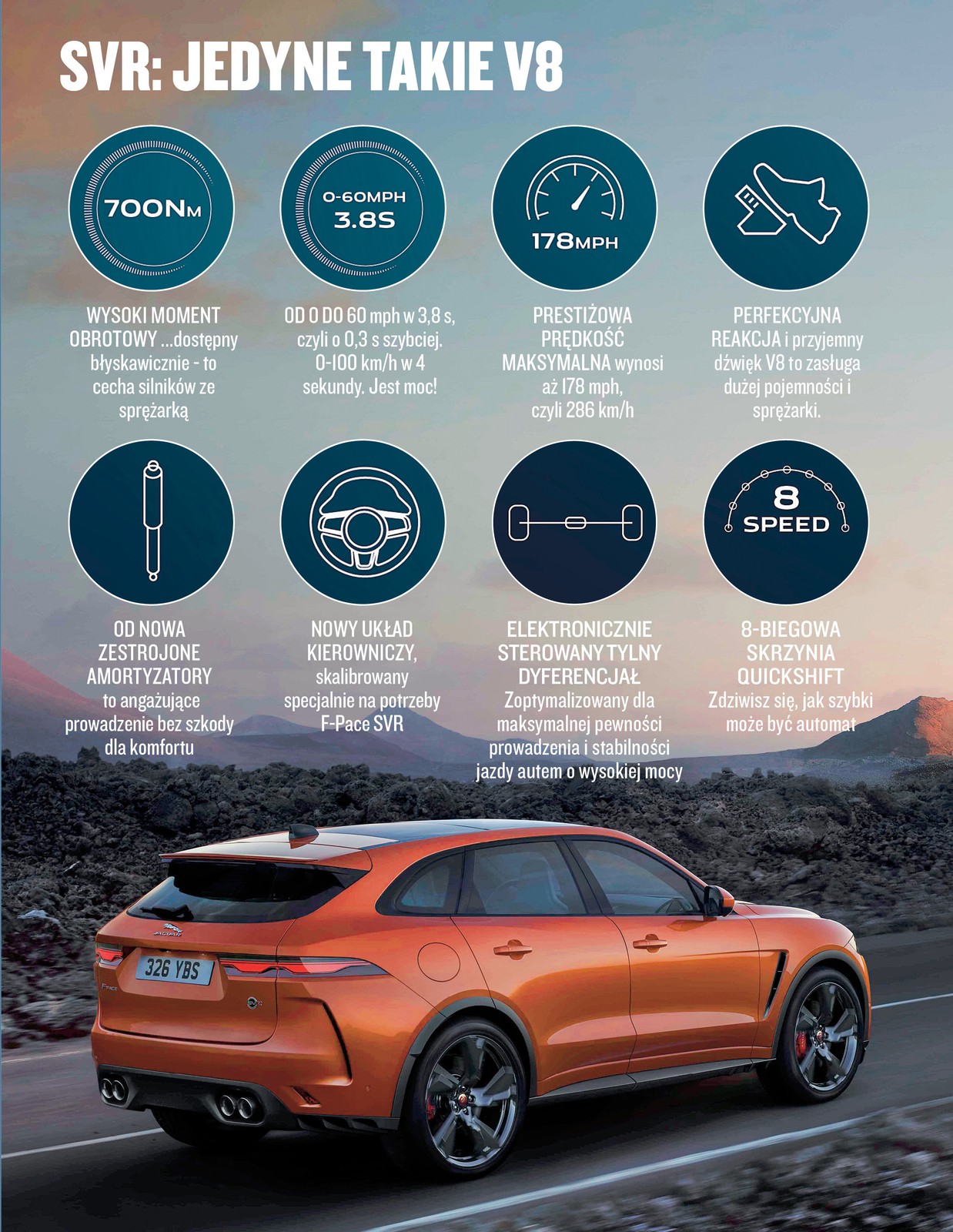 Jaguar F-Pace: luksus i sportowe emocje