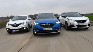 Opel Grandland X kontra Peugeot 3008 i Renault Kadjar - przepis na SUV-a po francusku