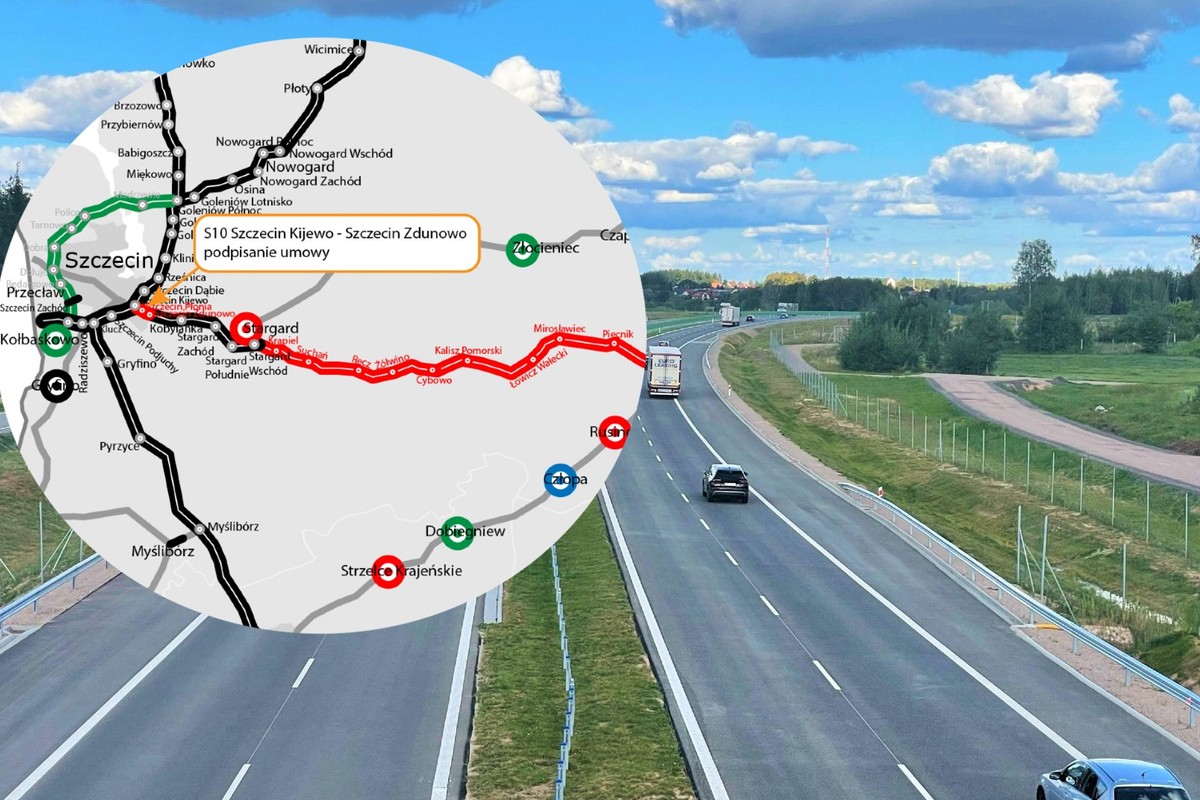 Ostatni odcinek S10 do Szczecina. GDDKiA podaje datę, na którą czekają kierowcy