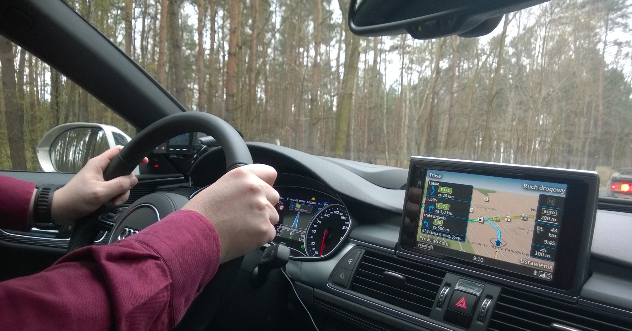 Wyświetlacze w Audi A7