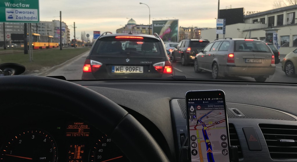 Korek na drodze
