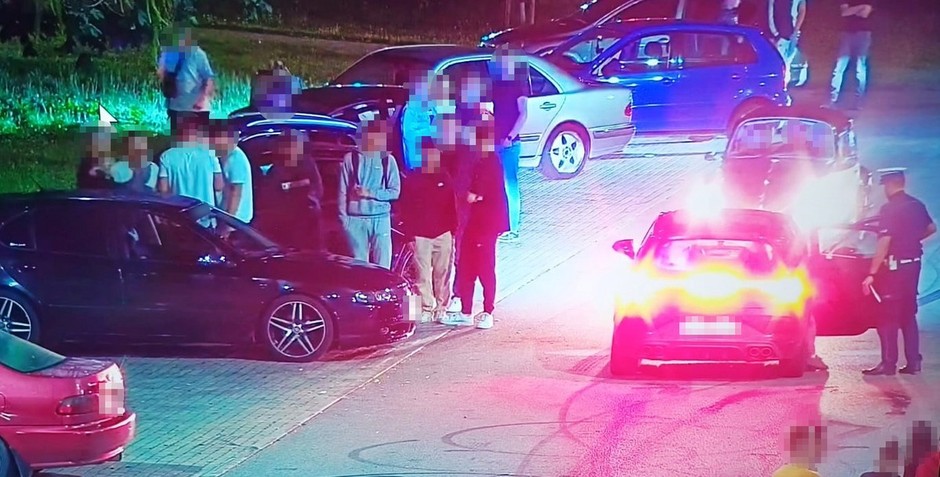 Akcja policji w Nowym Sączu; 29 lipca 2023 r.