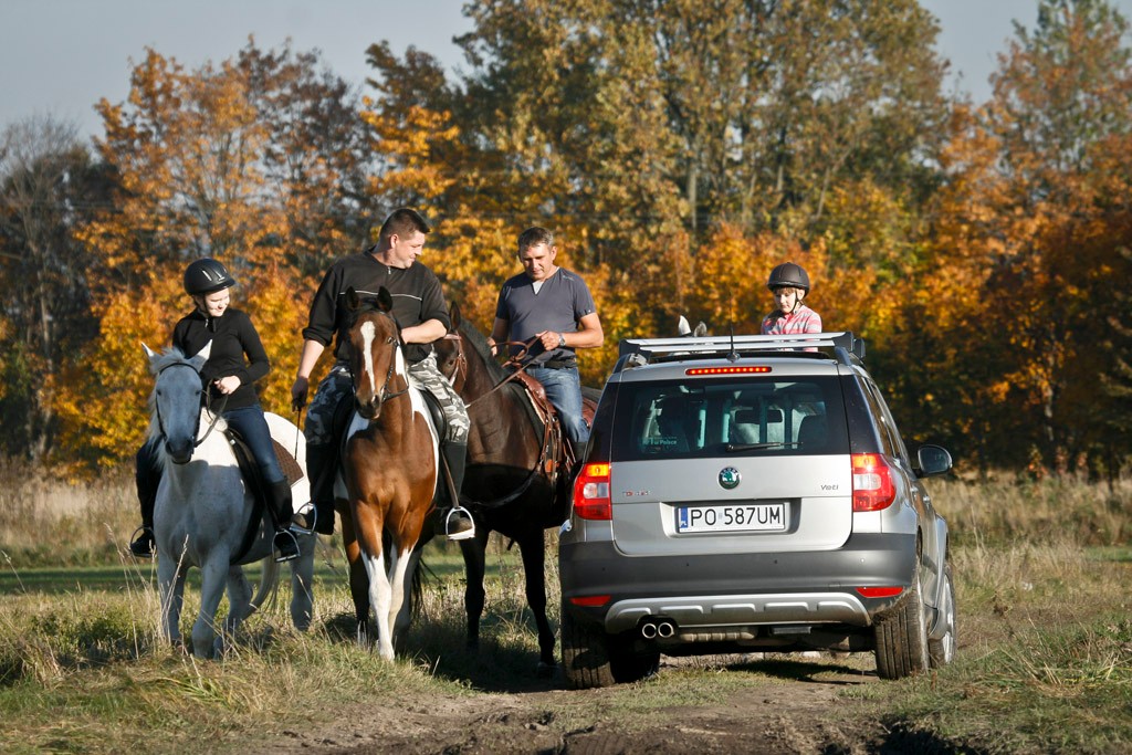 Skodą Yeti i rowerem wzdłuż wybrzeża