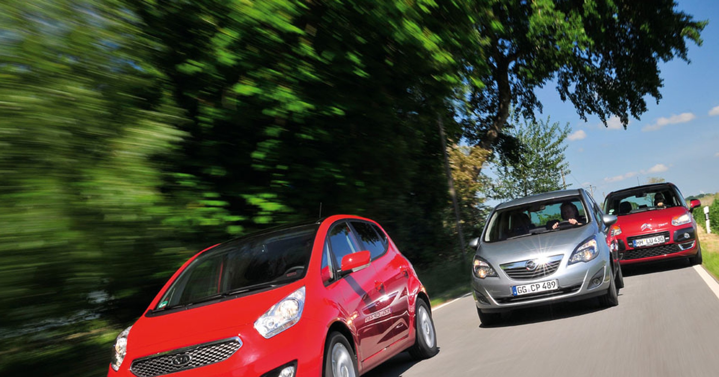Trzy pomysły na małego vana: Citroen C3 Picasso kontra Kia Venga i Opel Meriva