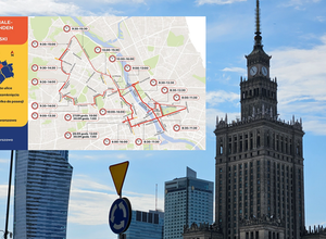 Utrudnienia dla kierowców w Warszawie. Zaczną się już w sobotę. Biegi i tańce