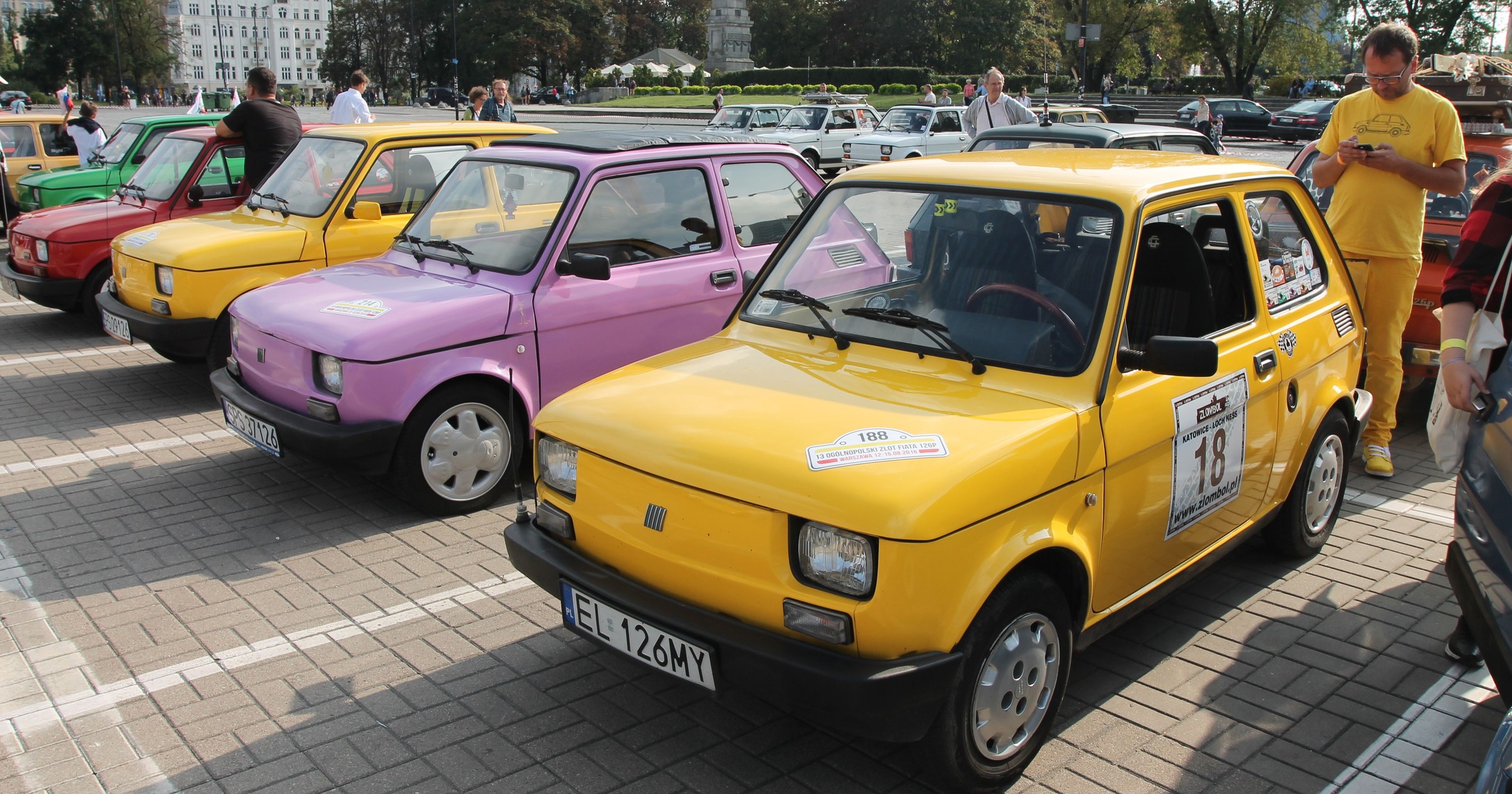 13 Ogólnopolski Zlot Fiata 126p w Warszawie