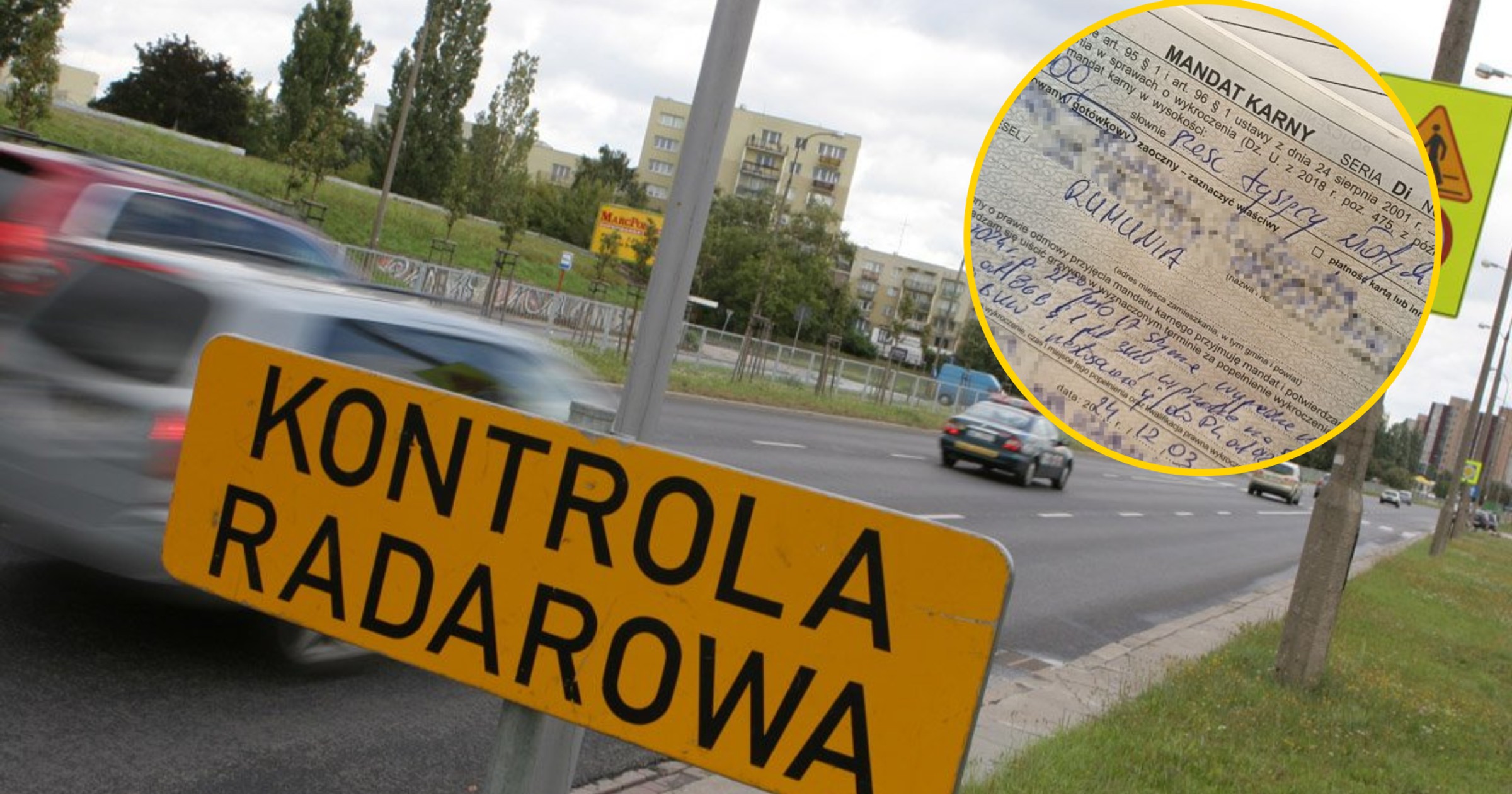 Mandat z fotoradaru do kosza? To też jakiś sposób