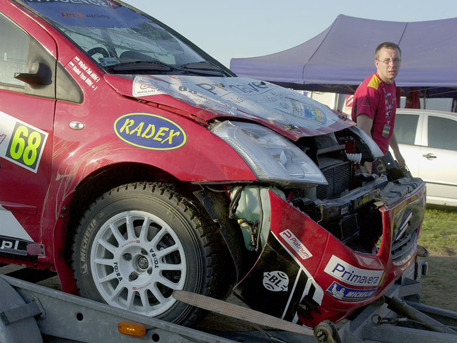 Rajd Polski 2007: wypadek Dudy, kurz i emocje (fotogaleria)
