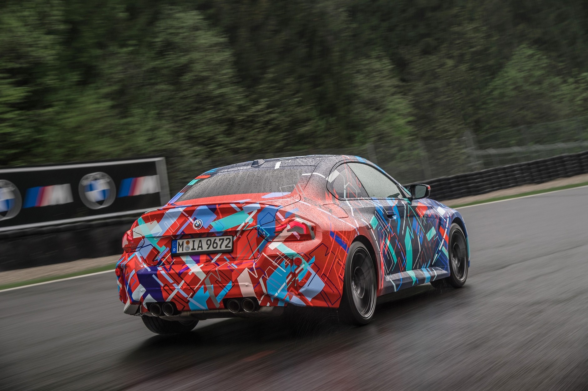 Nowe BMW M2 (2022) podczas testów na Salzburgringu