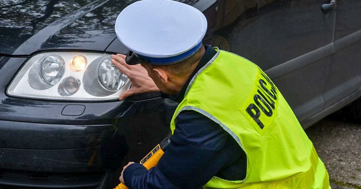 Policjanci sprawdzają jedną rzecz i wlepiają mandaty