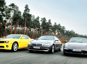Chevrolet Camaro kontra BMW 650i i Porsche 911 Carrera S: mocne obiekty pożądania