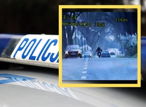Policja dwukrotnie złapała motocyklistę. Uzbierał 30 punktów i zapłaci krocie [WIDEO]