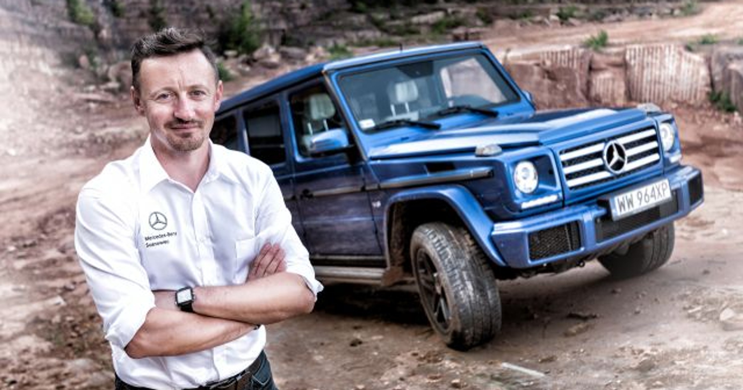 Adam Małysz na szkoleniu AMG Driving Academy
