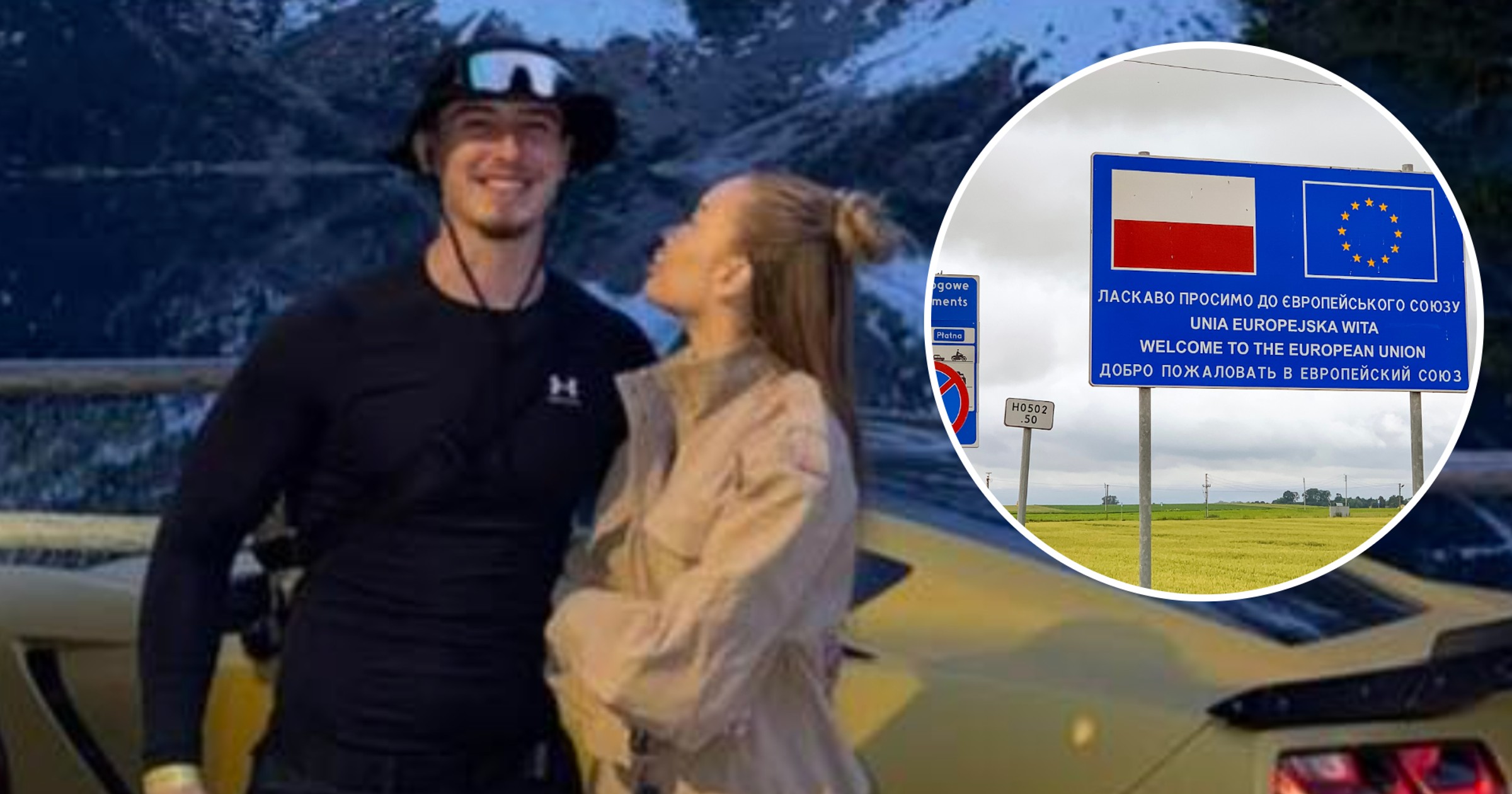 Andriy Gavryliv, influencer z Ukrainy miał oszukać polskich  policjantów, żeby uniknąć wysokiego mandatu. Przez 5 lat nie pojeździ po Europie. 