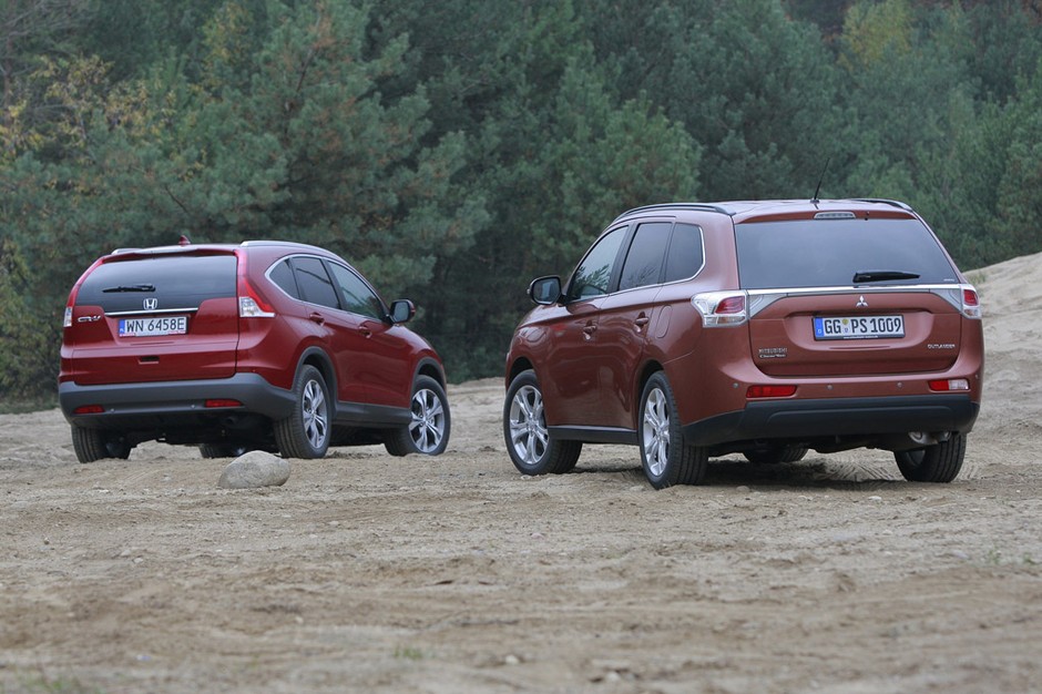 Mitsubishi Outlander kontra Honda CR-V: SUV-y bez zbędnych fajerwerków