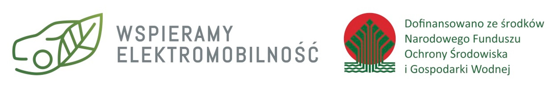 Naklejka Wspieramy elektromobilność