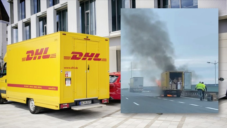 Kurierzy z poświęceniem ratowali paczki z płonącego auta