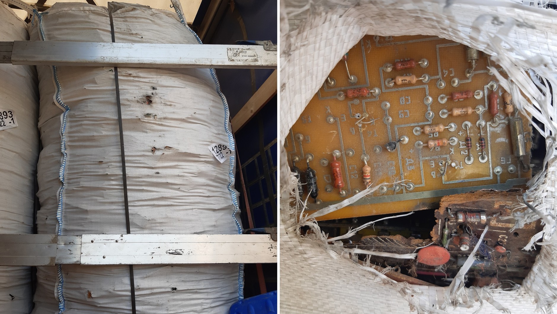 Elektroniczne odpady odkryte przez kontrolerów ITD