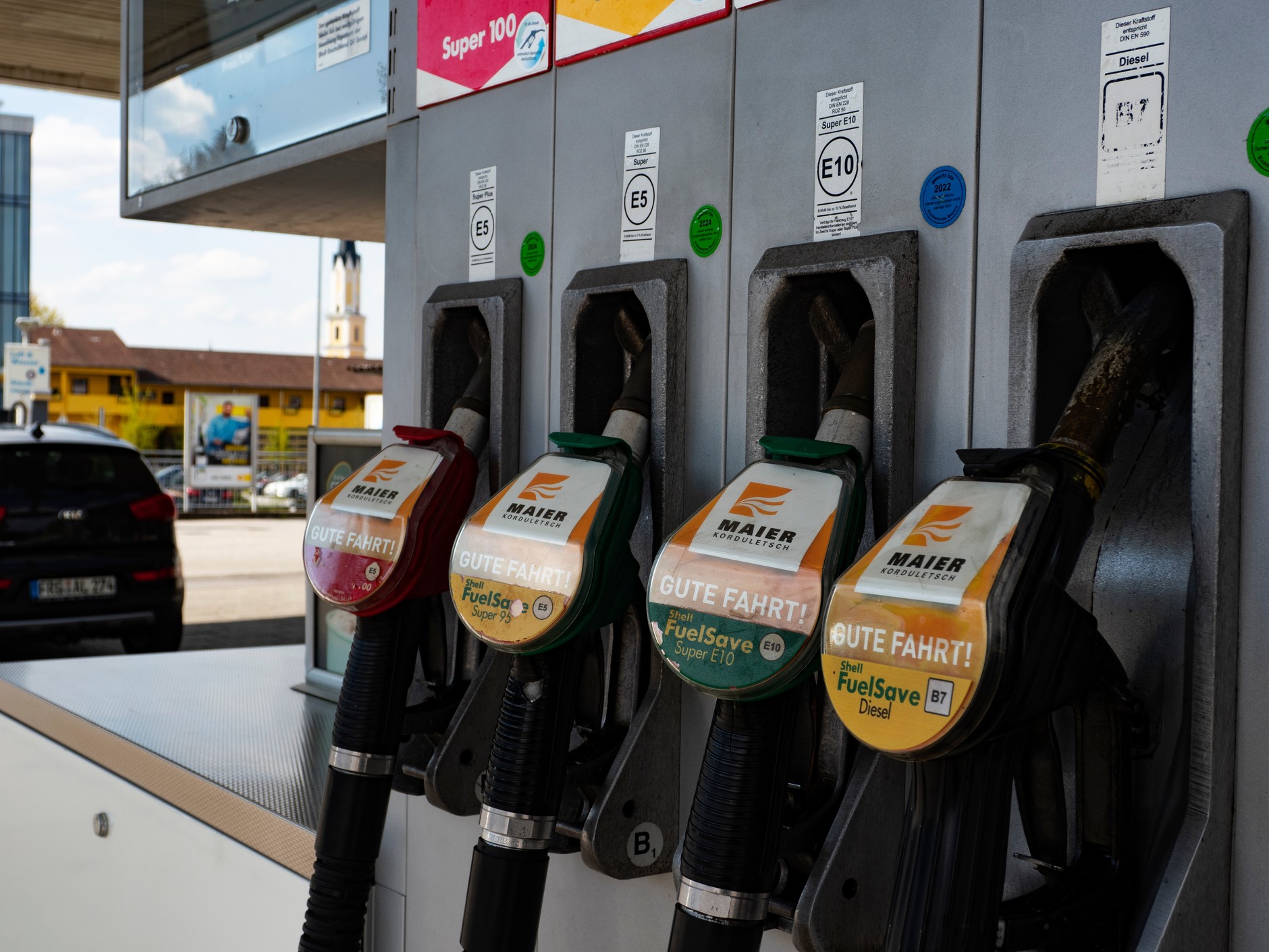 Niemiecka stacja paliw