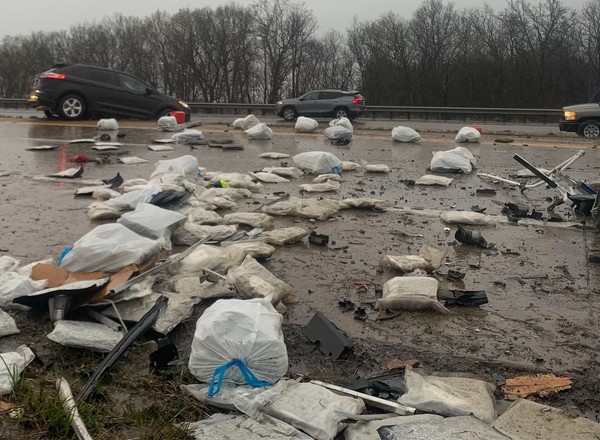 Nietypowy wypadek w USA. Drogę zablokowało ponad 220 kg marihuany