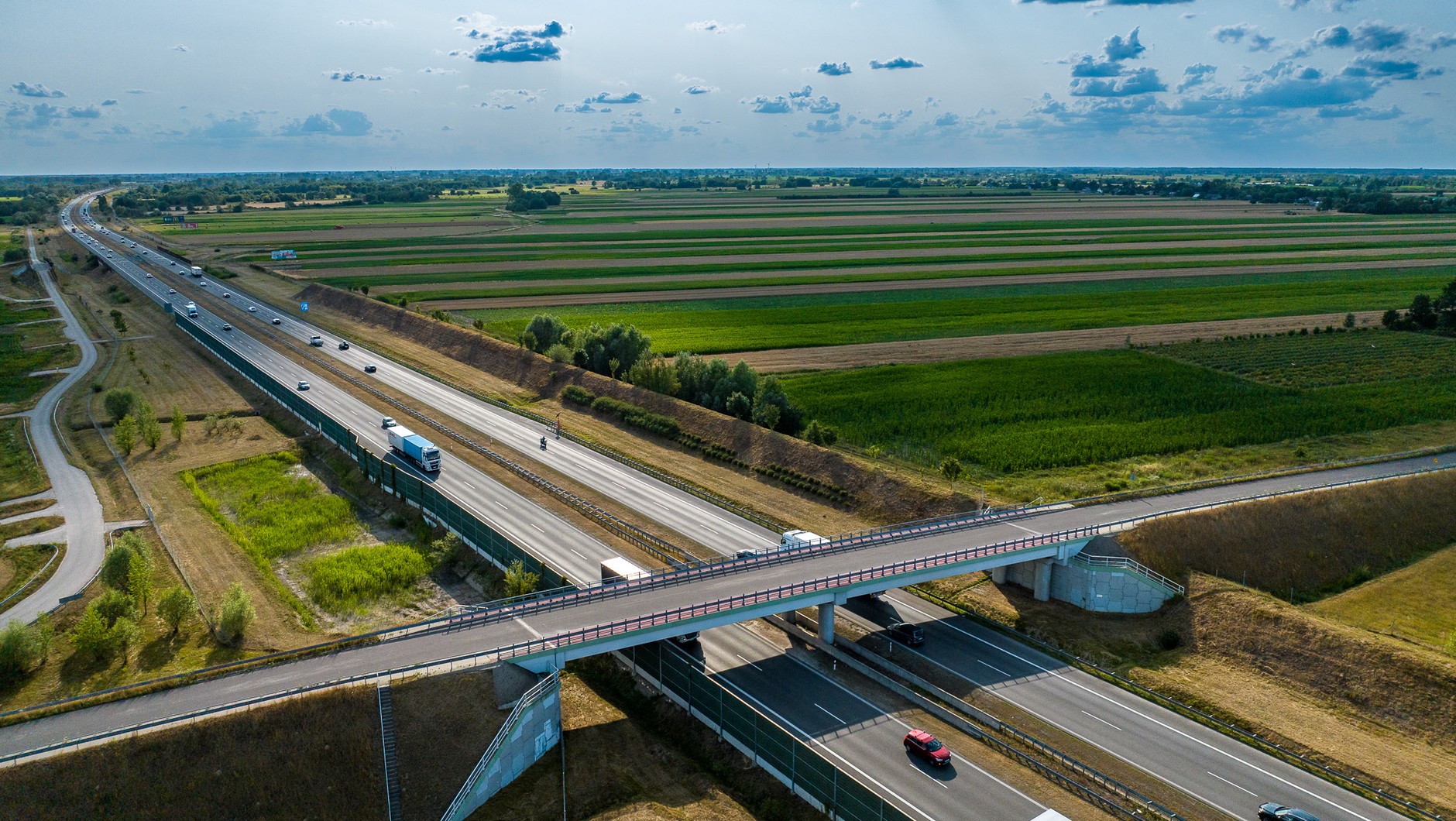 A2 granica woj. — Grodzisk Mazowiecki, okolice Izdebna Nowego