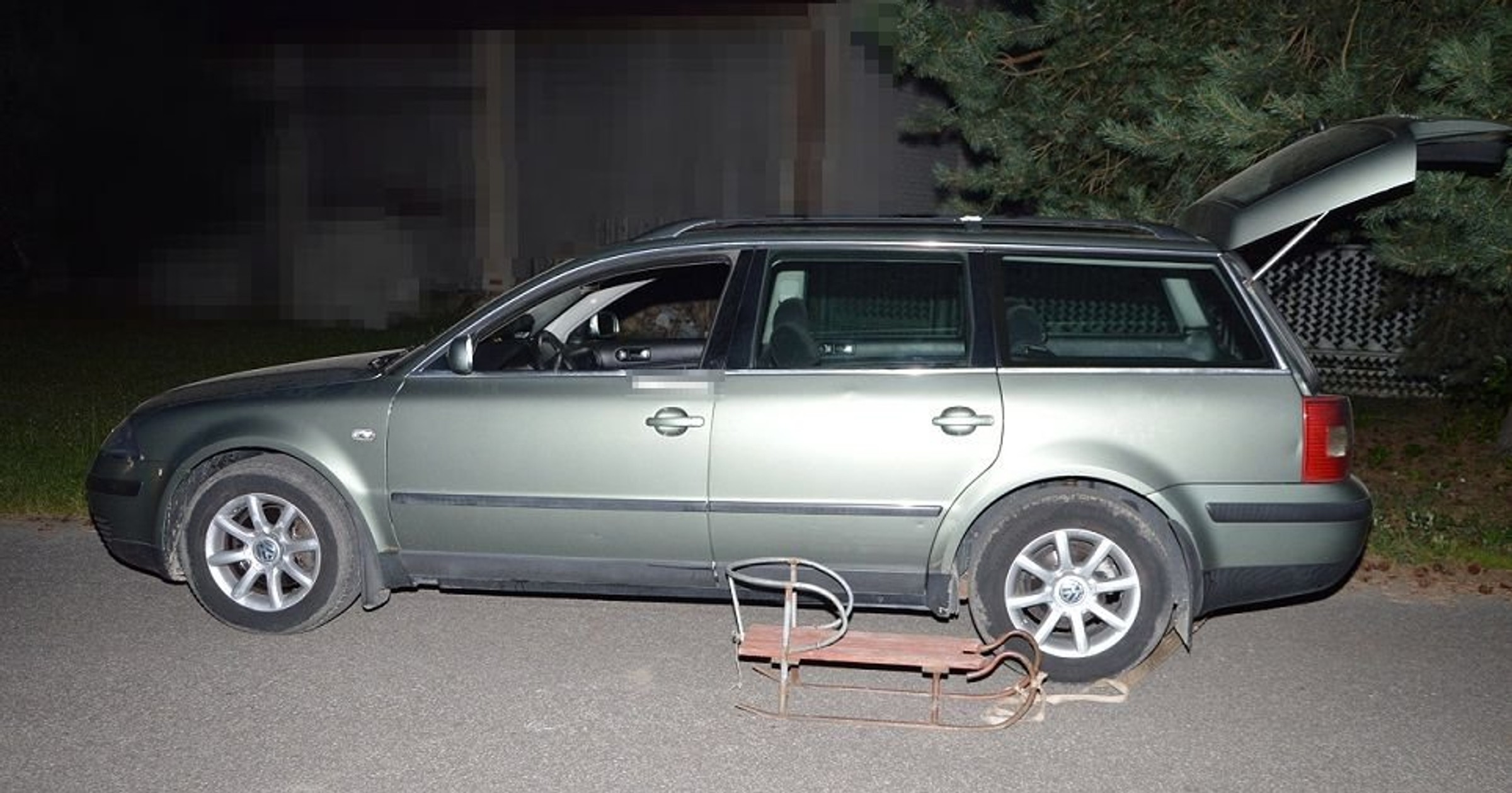Zrobili kulig w letnią noc