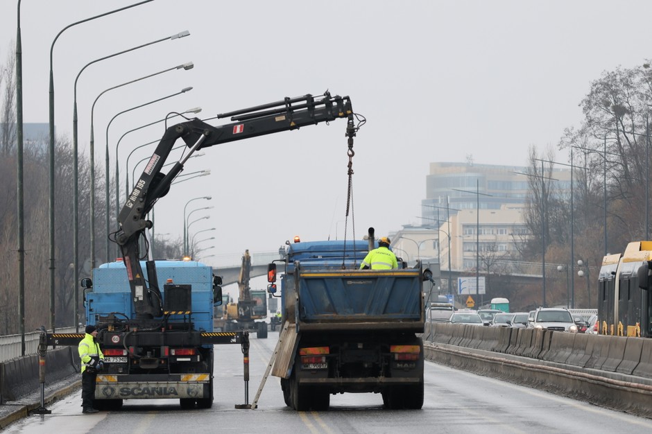 Nowy wiadukt Trasy Łazienkowskiej