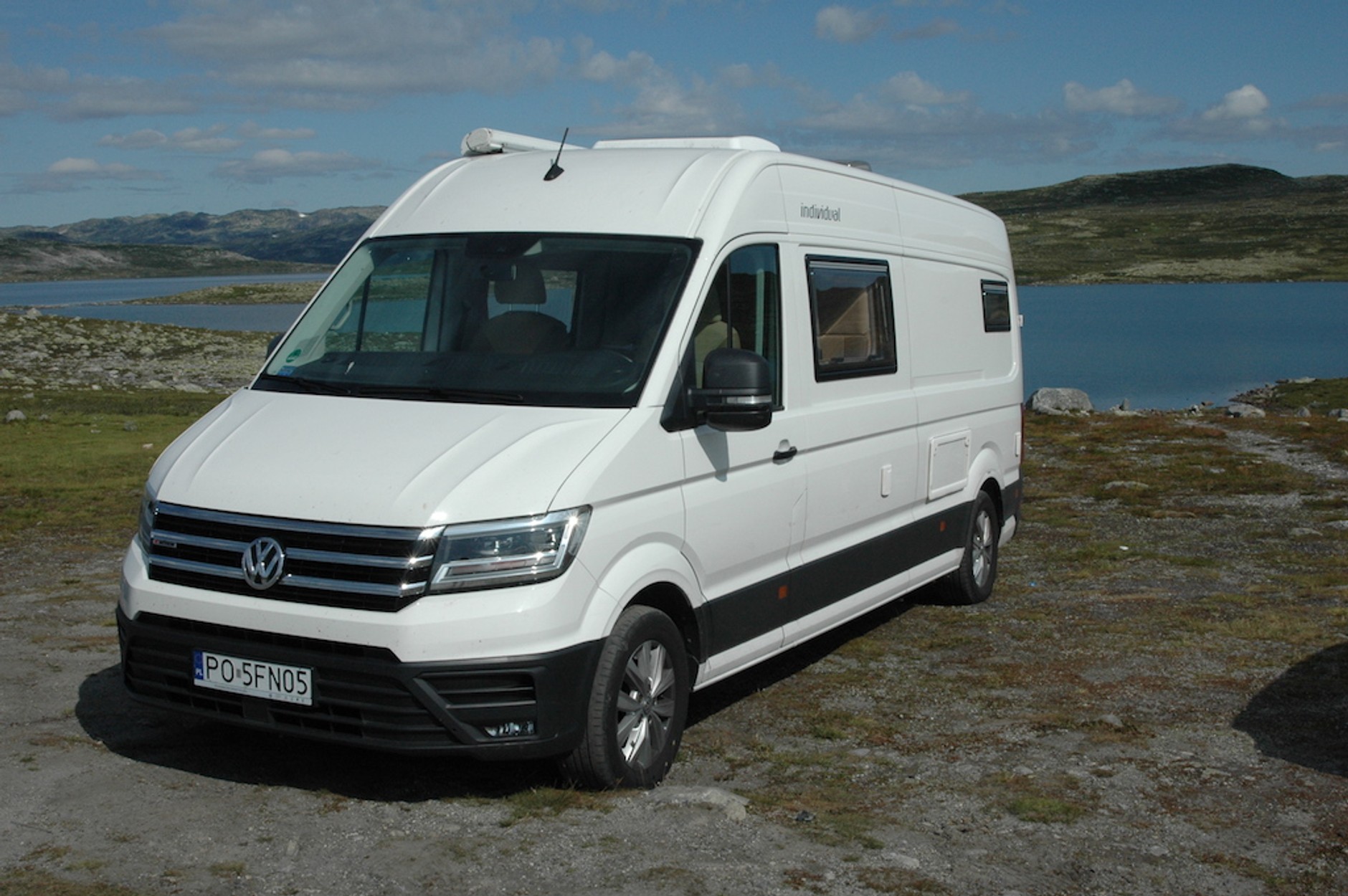 Volkswagen Crafter kamper – podróż po Norwegii