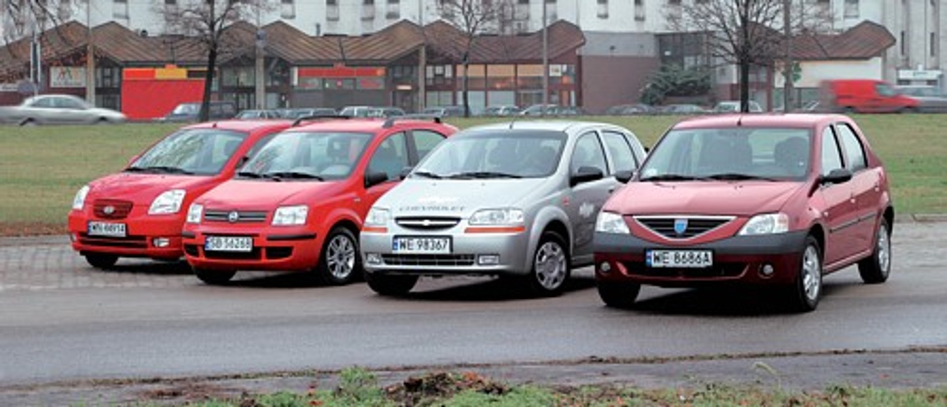 Chevrolet Aveo, Dacia Logan, Fiat Panda, Kia Picanto - I nie ma mocnych!
