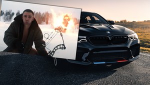 Wysadził w powietrze BMW M5 Competition, by uczcić pamięć kolegi