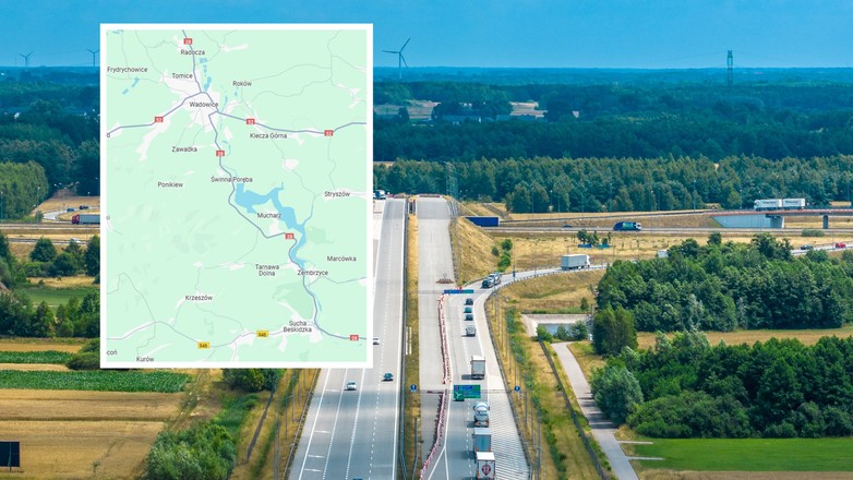 DK28 Wadowice - Sucha Beskidzka