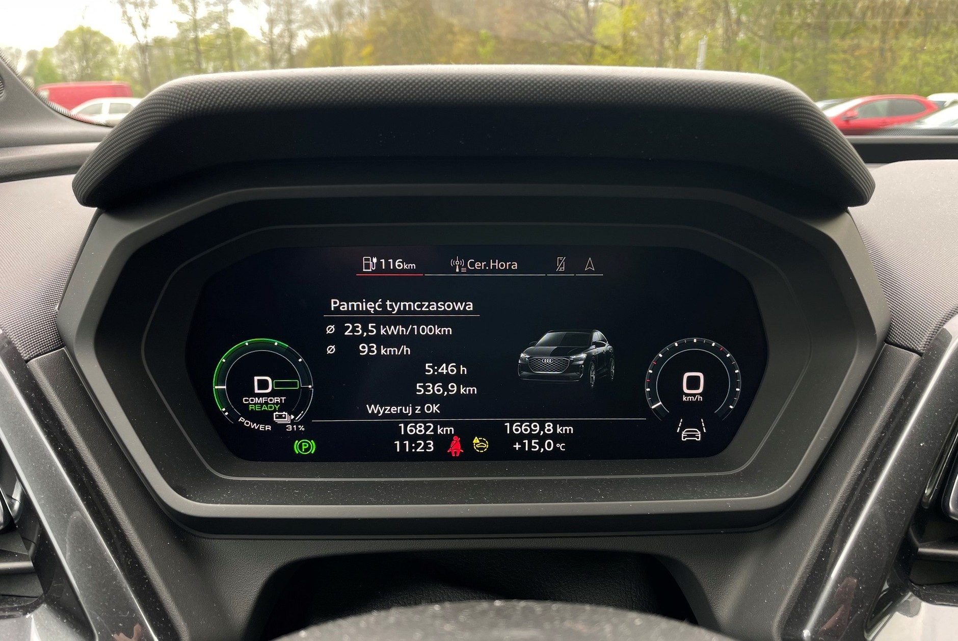 Statystyki po nocnej trasie z Polski do Czech