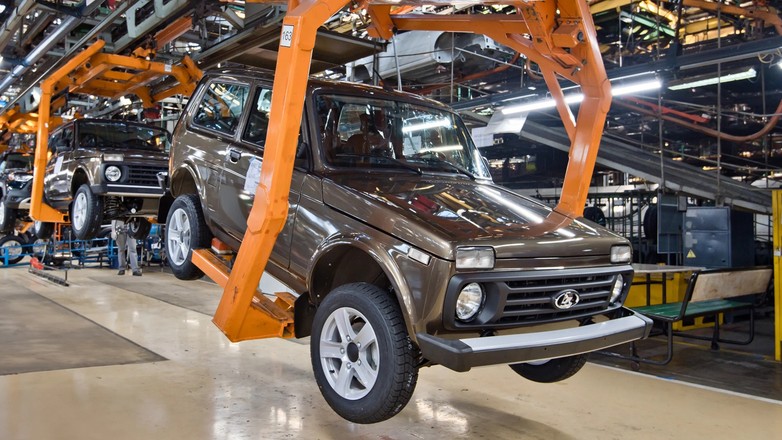 Fabryka łady w Rosji. Linia produkcyjna modelu Niva