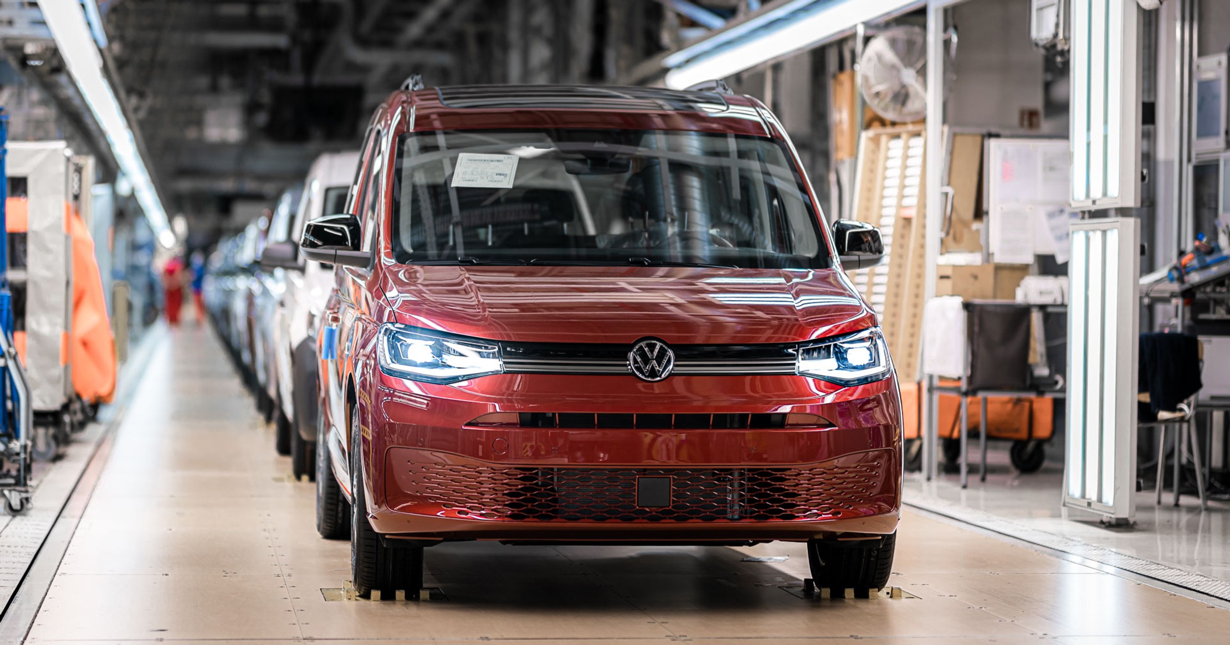 Produkcja nowego Volkswagena Caddy w zakładach w Poznaniu