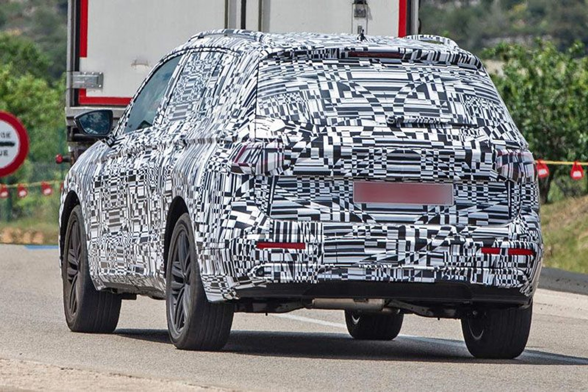 Seat Tarraco podczas jazd testowych