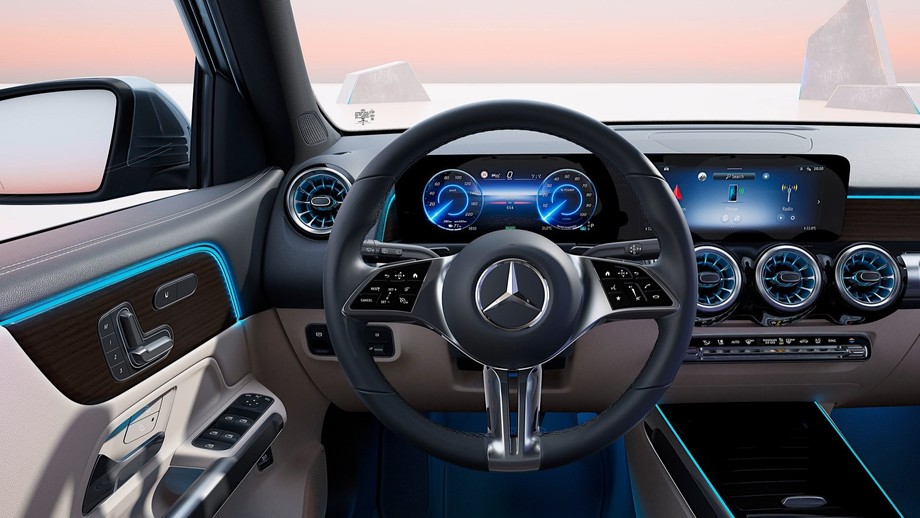 Kabiny Mercedesów EQA i EQB