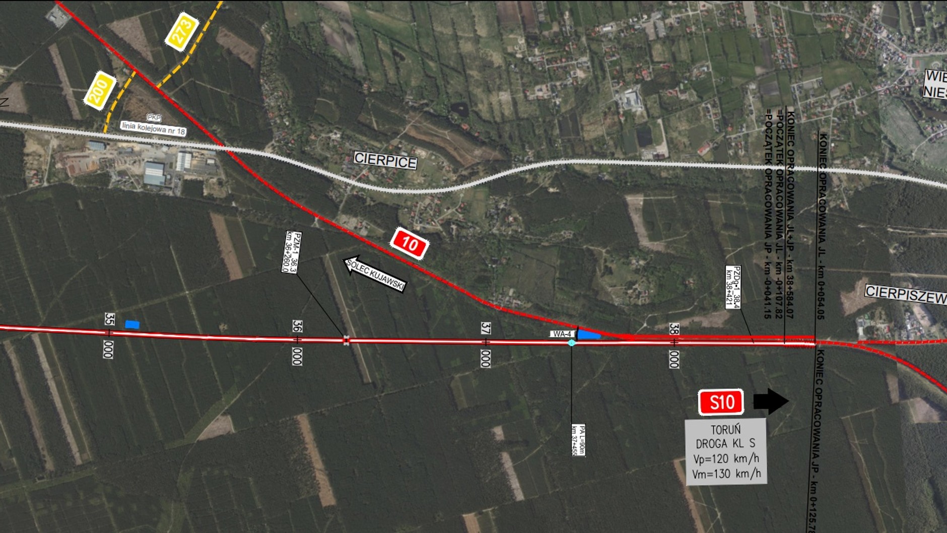 S10 między Toruniem i Bydgoszczą