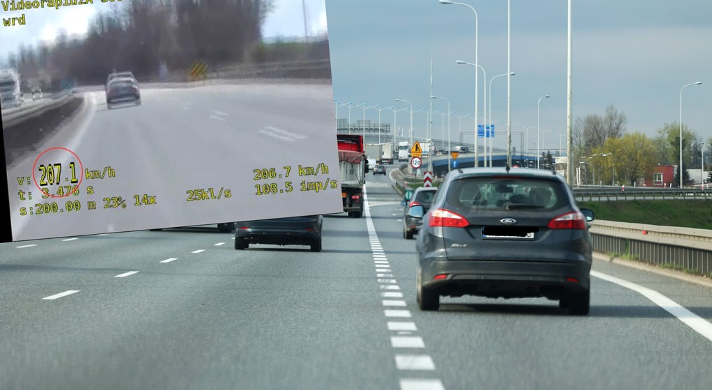 Autostrada A4 – jazda za zbyt szybkim kierowcą