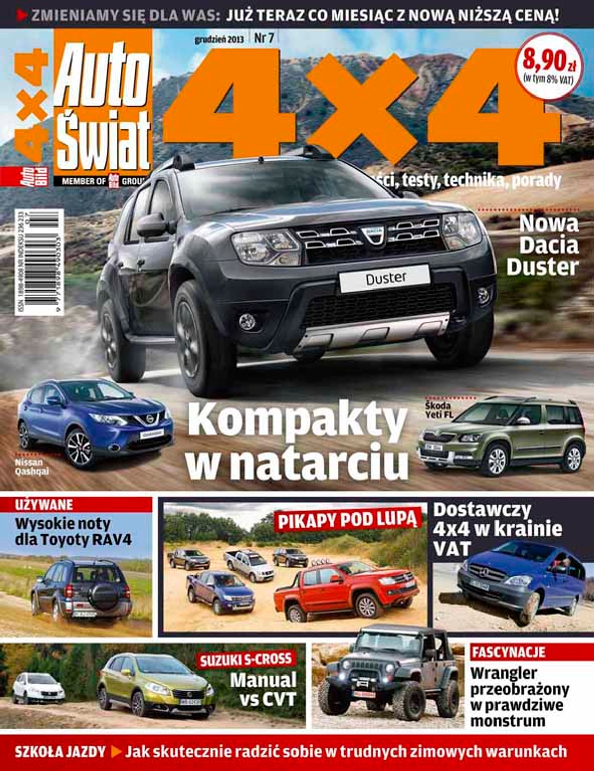 Nowy 7/2013 Auto Świat 4x4 już w sprzedaży i na tabletach