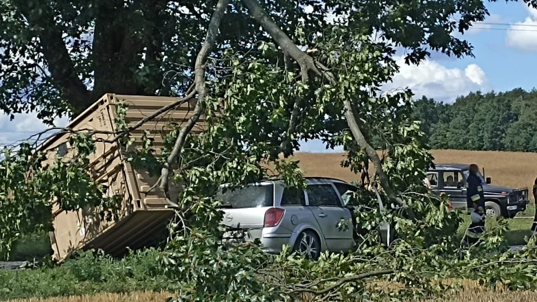 Akcja ratunkowa straży pożarnej