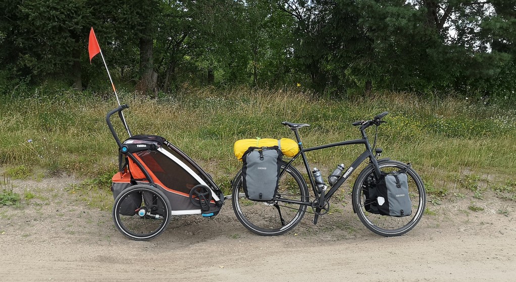 Przyczepka rowerowa do wożenia dzieci
