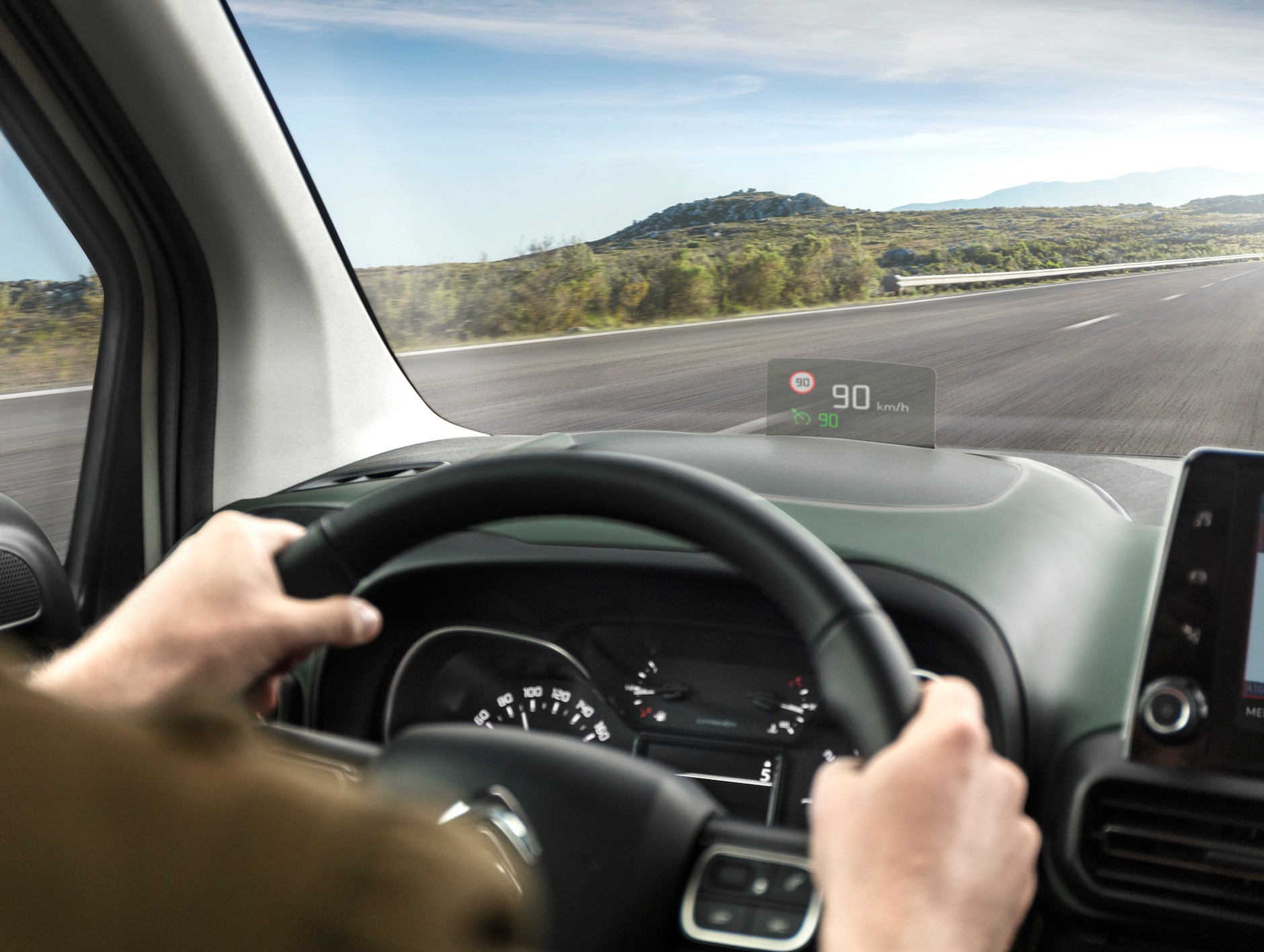 Wyświetlacz Head-up Citroen