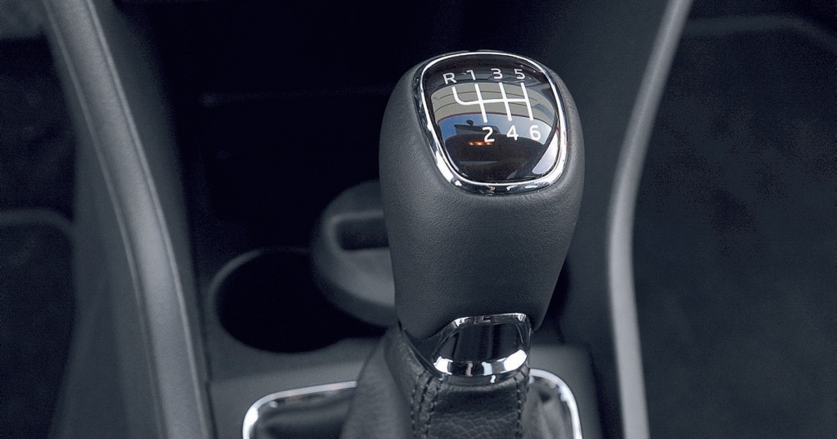 Skoda Rapid, dźwignia biegów