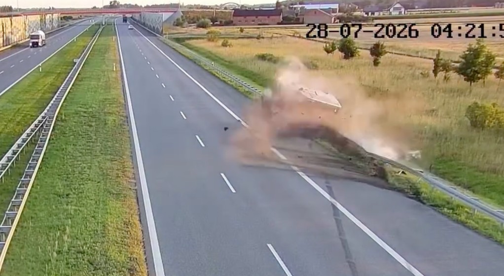 Wypadek na autostradzie A1