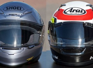 Shoei NXR vs. Arai Quantum ST PRO - porównanie kasków premium