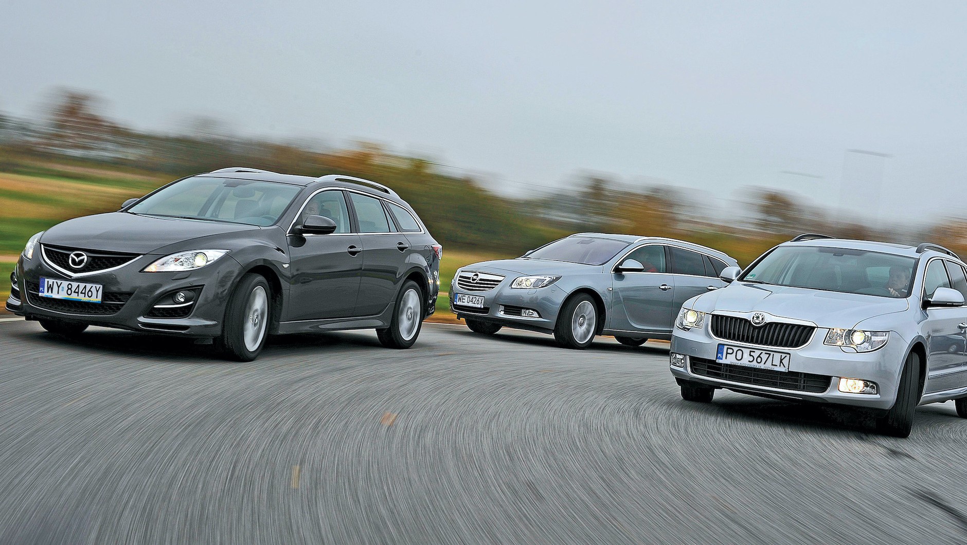 Porównanie: Mazda 6, Opel Insignia i Škoda Superb