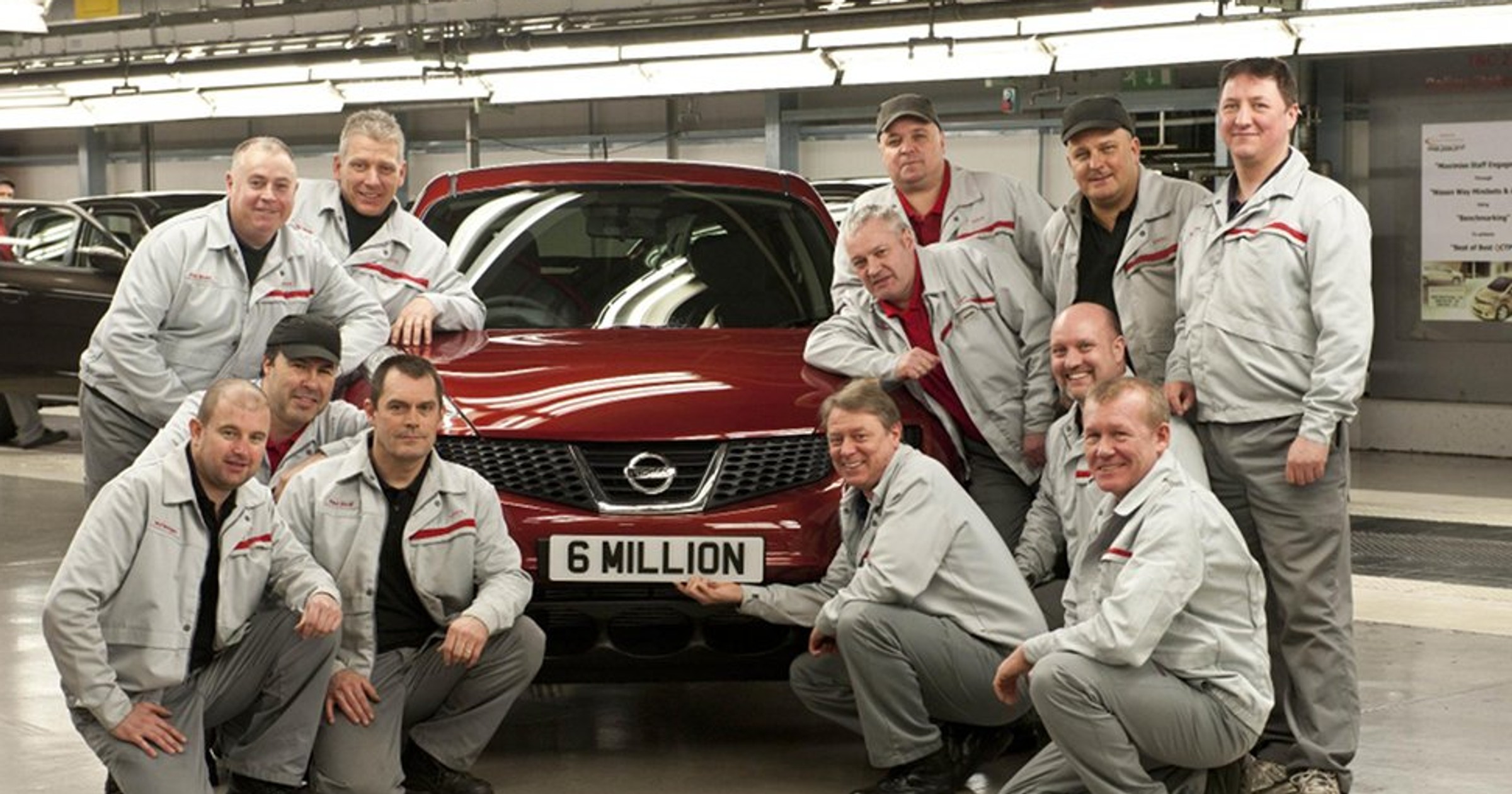 6 milionów Nissanów z Wielkiej Brytanii