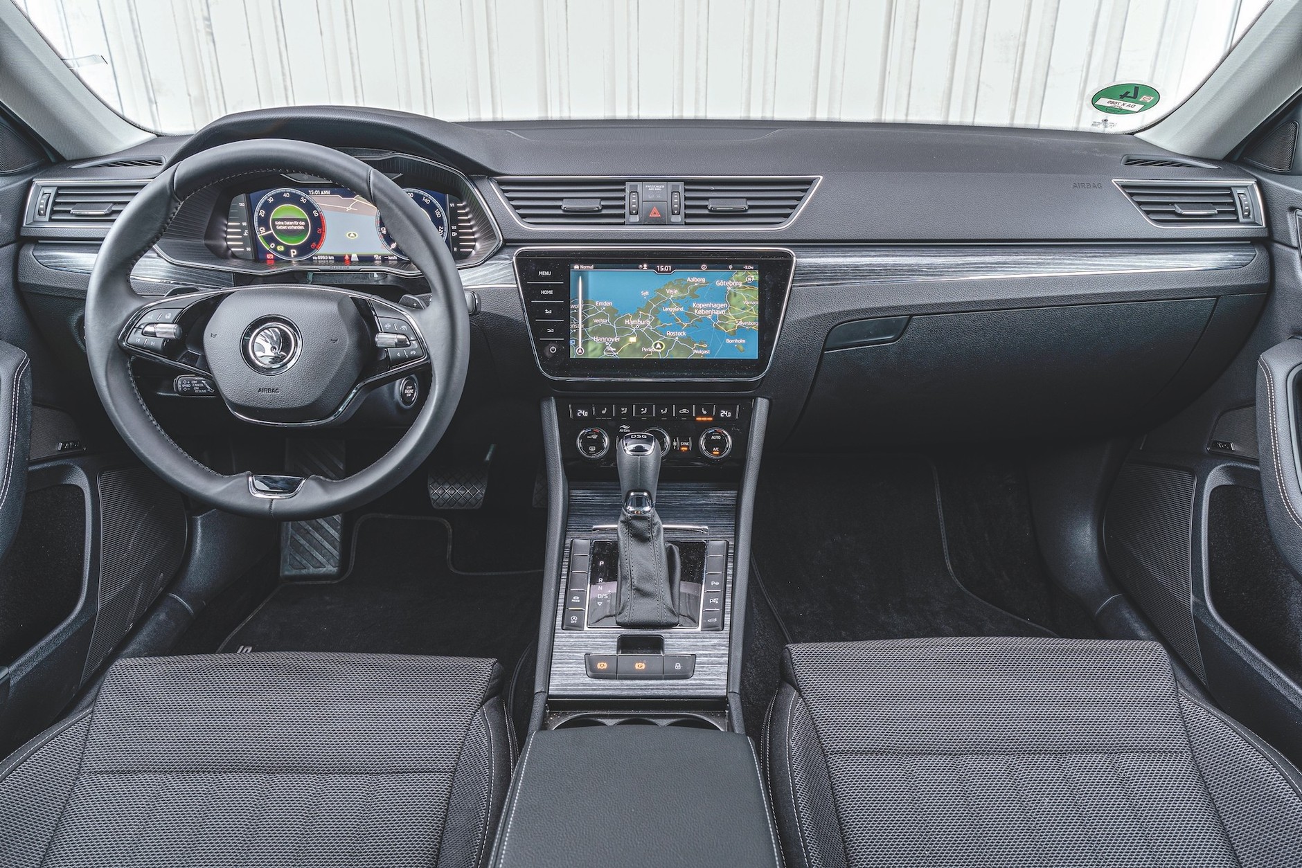 Skoda Superb Combi – deska rozdzielcza